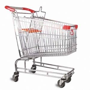 Youb รถเข็นช็อปปิ้งสไตล์อเมริกันโครเมี่ยม160ลิตรกันน้ำวัสดุ PP รถเข็นพับเบาแพลตฟอร์มขายร้อน - Product Image 4