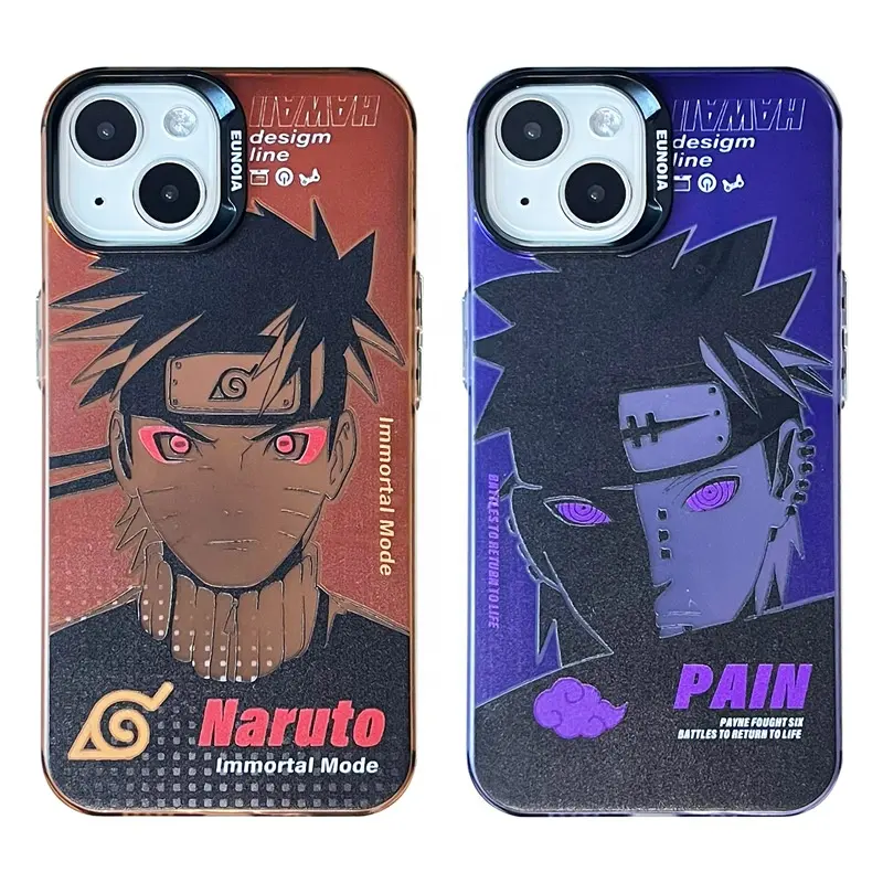 Nieuwe Anime Telefoon Hoesjes Voor Iphone 14 13 12 11 Matte Sofe Manga Strip Cartoon Geïnspireerde Mobiele Covers Aan Te Passen