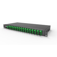 Chevelure de Fiber optique DWDM MUX 128, séparation de longueur d'onde, ajout multiplexeur de goutte