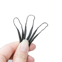 Extensions de Cheveux Humains Kinky Curly au Crochet Pré-Séparées, Cheveux Indiens Souples et Légers Kinky Curly pour Micro Tresses