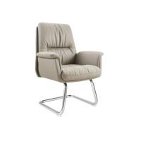 Fauteuil de bureau au design moderne avec hauteur réglable et roulettes mobiles en cuir synthétique pour le personnel ou les cadres de bureau à domicile
