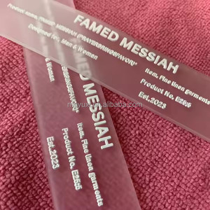 Thời trang mới ngoài trời rõ ràng PVC Swing tag tái chế vật liệu dập nổi chữ cao su trong suốt <span class=keywords><strong>hangtag</strong></span> Bạc ballchain có thể giặt - Product Image 2