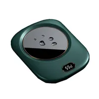 Электронная Термокружка с дисплеем температуры, USB-устройство для разогрева кофе, беспроводное зарядное устройство, 16 Вт