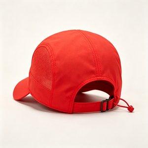 Casquette de course unisexe à séchage rapide avec ouverture pour queue de cheval, dos en maille respirante, légère, protection UPF50+, chapeau de sport et de camping en toile à 5 panneaux, réglable - Product Image 5