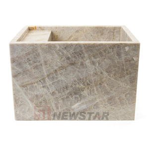 Fregadero de lavandería de piedra Simple moderno Newstar, fregadero de piedra Natural, lavabo de mármol Beige personalizado - Product Image 3