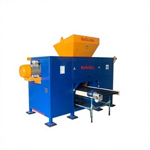 Déchiqueteuse semi-automatique avancée en acier inoxydable à double arbre, équipement de recyclage de ferraille haute performance - Product Image 1