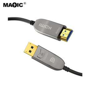 Cable de fibra óptica activa chapado en oro DP para HDMI 4K 60Hz 5m 10m <span class=keywords><strong>15M</strong></span> 20m a 100m Puerto de pantalla para HDMI PVC Jacket para HDTV - Product Image 4