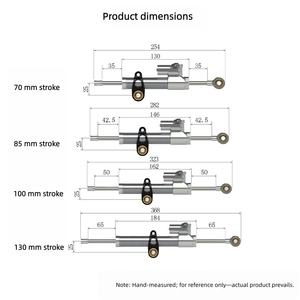 Kit de support universel en alliage d'aluminium pour amortisseur de direction anti-tremblement de moto (vente en gros) - Product Image 4