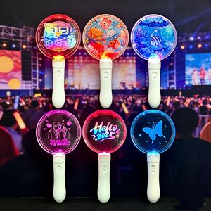Bâton lumineux en acrylique personnalisable pour concerts, festivals, accessoires de cheerleading avec impression de logo, matériau plastique - Product Image 4