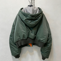 Veste bomber de baseball en coton épais personnalisée pour homme XINSHENG, avec fermeture éclair, en polyester et nylon, à capuche, pour l'hiver