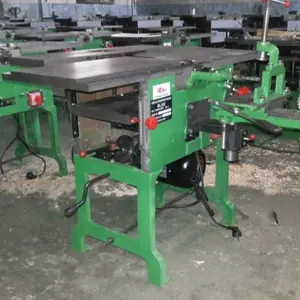 Drie In Een Houtbewerking Schaafmachine Schaafmachine Houtbewerking Machine Bench Saw