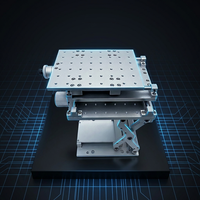 Compact 3D Linear Motion Slide Stage for Optical Fiber Alignment and Microscope Inspection