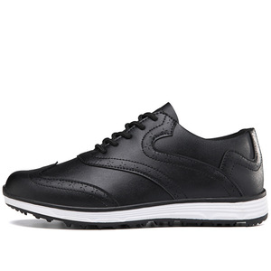 Chaussures de golf blanches pour hommes, à lacets, respirantes, avec semelle en caoutchouc, baskets de golf, chaussures de marche sur le parcours - Product Image 2