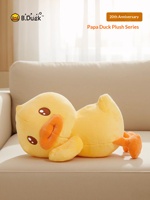 B.Duck 20ème Anniversaire Édition Limitée Peluche Super Douce Brodé en Coton PP, Jouet, Poupée, Coussin pour Dormir au Lit