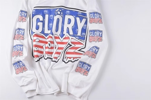 GLO GANG <span class=keywords><strong>Boyz</strong></span> เสื้อยืดผู้ชายแขนยาวพิมพ์ลายการ์ตูนจากทั่วโลก - Product Image 6