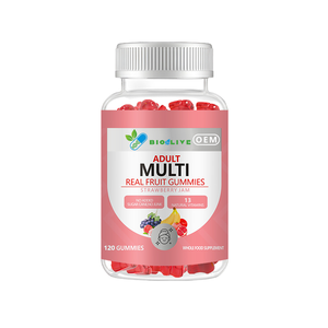 סוכריות גומי בטעם ריבת תות למבוגרים, ללא סוכר, תוסף תזונה לעיסה, 13 ויטמינים טבעיים, רכיבים מזון מלא. - Product Image 1