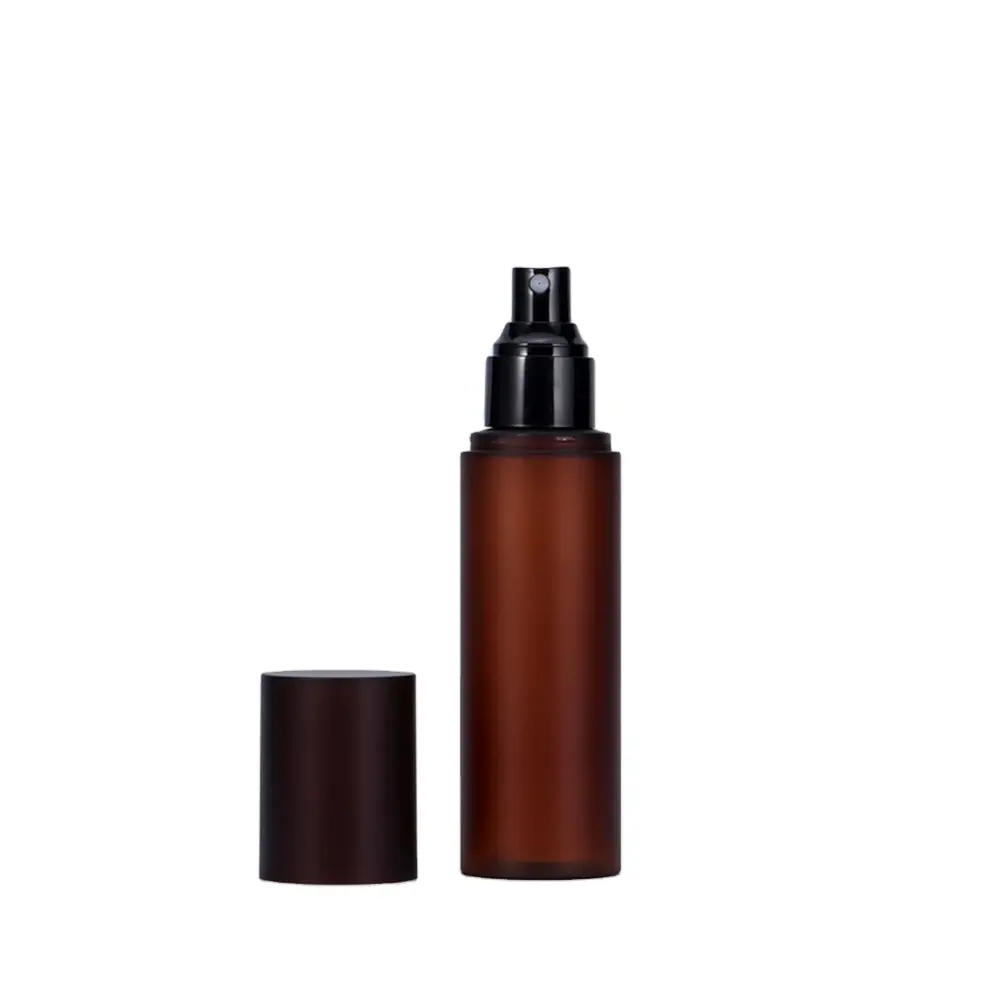 Özel lüks kozmetik ambalaj ince sis sprey şişesi 100ML 150ML 200ML plastik pet şişe ile pompa sprey