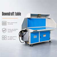Nouvelle table de travail à aspiration de poussière haute efficacité 3KW pour le meulage, le polissage et le ponçage