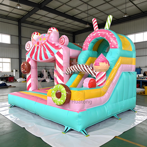 Castillo Inflable Comercial para Fiestas al Aire Libre, Castillo Inflable de PVC para Niños con Tobogán, <span class=keywords><strong>Casa</strong></span> de Brinco para Niños - Product Image 2