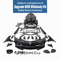 Kit carrosserie large en fibre de carbone sèche MSR 3ème génération pour Lamborghini Urus SE, comprenant pare-chocs avant et arrière, capot et jupes latérales