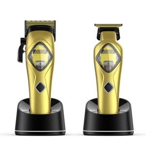 Cortadora y Recortadora de Pelo de Alta Velocidad RUCHA con Motor Lineal, Base de Carga, Cuchilla DLC, Cortadora de Pelo Inalámbrica - Product Image 1
