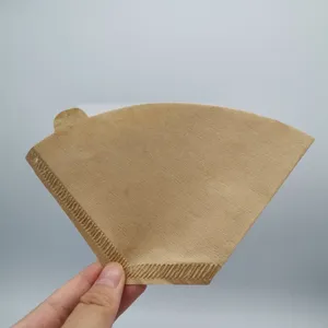 Carta filtri per caffè usa e getta per uso alimentare da versare sopra la macchina per la produzione di carta da filtro per caffè