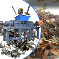 HX - Mini Heavy Double Shaft Industrial Can Iron Aluminum Car Steel Crusher