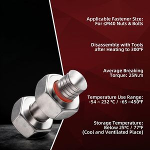 Hoogwaardige anaerobe lijm, vloeibare schroeflijm 243 277 voor het vastzetten van moeren en bouten - Product Image 4