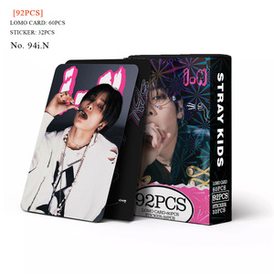 Vente en gros de 92 cartes LOMO 5 étoiles nouvel album pour enfants errants KPOP LEEKNOW FELIX cartes photo - Product Image 5