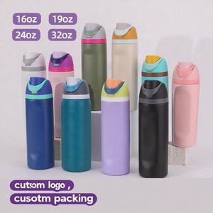 Bình nước bằng thép không gỉ cách nhiệt có ống hút chân không 304ss Cốc giữ nhiệt dung tích lớn Cốc trái cây thể thao Cốc uống nước đôi - Product Image 1