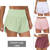 Damen Neue Outdoor-Yoga-Shorts mit Lockerem Schnitt, Hoher Taille, Elastischem Bund, Anti-Rutsch und Schnelltrocknend