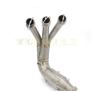 Système d'échappement en fibre de carbone pour moto Yamaha <span class=keywords><strong>MT09</strong></span> <span class=keywords><strong>Tracer</strong></span> XSR900 2024 2025, en alliage de titane argenté, 51 mm, en acier inoxydable, neuf - Product Image 5