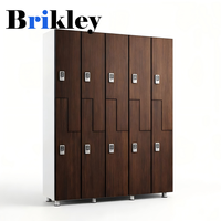 Casier compact et durable en stratifié HPL pour salle de sport, école, bureau avec serrure à combinaison électronique