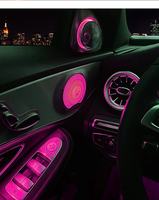 Kit d'éclairage d'ambiance 64 couleurs pour Mercedes-Benz CLA W117 2013-2018 GLA W156, accessoires d'éclairage LED intérieur 12V