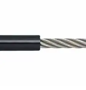 Bên trong dây 1*19 và 7*7 ly hợp cáp gia tốc cáp thép bên trong dây Rope innermember nhựa/PVC/pa6 nylon bọc dây dây