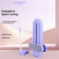 Appareil de ski pliable en plastique pour sculpter et embellir les jambes, équipement de fitness à domicile pour exercices aérobiques, entraîneur abdominal et périnéal