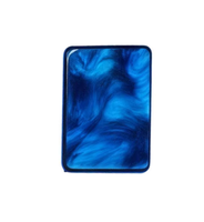 Mahjong américain de luxe moderne, 160 tuiles, pour 4 joueurs, bleu ciel, en acrylique, écologique, durable, résistant à l'eau, portable