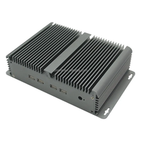 Factory Custom OEM ODM Used Mini ITX Aluminum Alloy Fanless Industrial Electrical PCB Mini Enclosure Computer PC Tower DM04