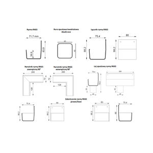 Gouttière Falcon pour toits, terrasses et balcons avec système de drainage des eaux de pluie abondantes, flux fluide et construction durable - Product Image 3