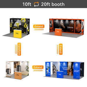 Conception utile sur le double pont 10x20ft moudar cadres en aluminium stand d'exposition stand d'exposition stand d'exposition - Product Image 6