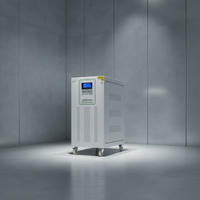 BTC Sunucu Odası SBW-500KVA Üç Fazlı 50/60Hz Yüksek Güçlü Bakır AC Güç Regülatörü Bobini 380V15% Giriş 380V Çıkış LCD Ekran
