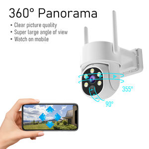Grosir Full HD Outdoor deteksi gerak Panel surya energi rendah daya jaringan Wifi kamera surya PTZ dengan kartu memori - Product Image 3