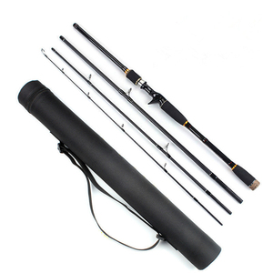 Leurre de pêche en rivière <span class=keywords><strong>Canne</strong></span> à pêche Spinning Casting Rod Travel Rod 1.8m 2.1m 2.4m 2.7m 3m 4 Section Fishing Travel Lure Rod for Bass - Product Image 3