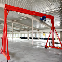 Conception de grue à portique portable à faisceau unique 2 tonnes 5 tonnes 10 tonnes la plus vendue
