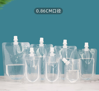 Impression claire personnalisée 30ml 50ml 100ml 200ml 300ml 500ml 1L 6oz 8oz 12oz 16oz sac de poche portable Doypack jus liquides