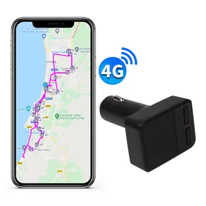 Daovay Dual Usb Interface 4G Draadloze Gps Tracker Met Sigarettenaansteker En Autolader