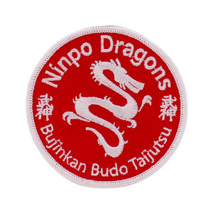 맞춤형 3D 자수 패치 의류 가방 용 PVC 짠 직물 의류 라벨 모자 용 안전 핀 액세서리 레이스 - Product Image 3