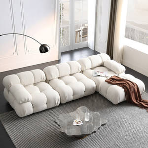 Set de Sofás de Lujo Empacados al Vacío para Sala de Estar Sofá Comprimido de Nuevo Diseño Sofá Compresible Cómodo Moderno y Sencillo de Terciopelo - Product Image 1