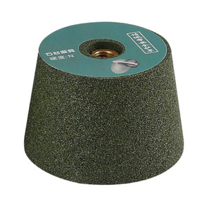 Meule à pierre en forme de coupelle de 1 1/2 pouce de largeur, en carbure de silicium vert, pour meuleuse d'angle, polissage et finition des bords - Product Image 4