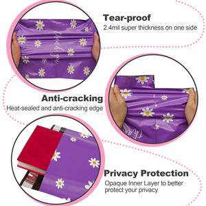 Eko moda uluslararası perakendeciler güvenli lojistik için geri dönüşümlü yeşil sevkiyat poşetleri delinme dayanıklı 15x20 inç - Product Image 4